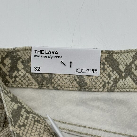 Joe’s Jeans The Lara Size 32 Mid Rise Vesper Cigarette Ankle Snake Print Jeans - Picture 9 of 16